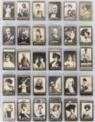 SELECTION OF OGDENS GUINEA GOLD PHOTOGRAPHIC CIGARETTE CARDS, ACTORS AND ACTRESSES, to include sixty