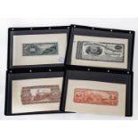 BANKNOTES: Collection of international historical counterfeit banknotes from Bowman's Bogus Bills '