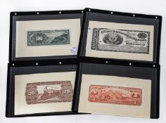 BANKNOTES: Collection of international historical counterfeit banknotes from Bowman's Bogus Bills '