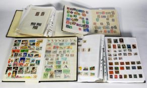STAMPS, ALL-WORLD COLLECTION TO 12 ALBUMS/BINDERS
