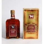 1Ltre BOTTLE OF WHITE HORSE CELLAR LAIRD O’ LOGAN ‘DE LUXE’ SCOTCH WHISKY, boxed