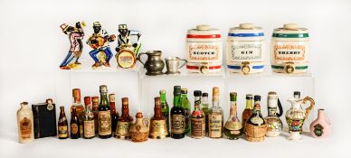 SELECTION OF SPIRIT MINIATURES including TWO BELL'S SCOTCH WHISKY, some with depleted contents,