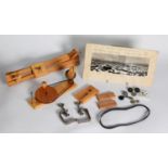 STANIFORTH, SHEFFIELD, 'HUBBY' PATENT 'SEVER QUICK' WOODEN TOOL, in associated box; 1945 black and