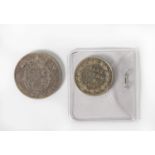 COINS & TOKENS: George IIII 1814 silver Bank Token, face value 1s 6d (one shilling and six pence);