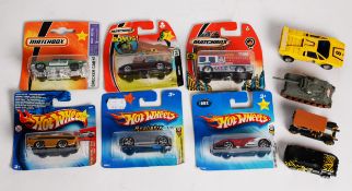 DIE-CAST: Collection of late 20th/early 21st century die cast model vehicles, including Hot