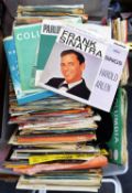 A large quantity of 45rpm, 7 inch singles, a mixture of bands and solo artist, Sounds Orchestral,