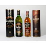 TWO BOTTLES OF GLENFIDDICH MALT SCOTCH WHISKY, comprising: SINGLE MALT, AGED 15 YEARS, and SPECIAL