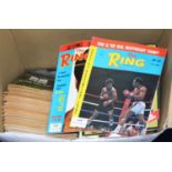 BOXING INTEREST. A large quantity of BOXING magazines, to include BOXING ILLUSTRATED, RING, 1960s to