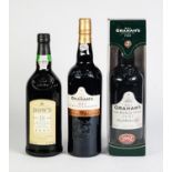 THREE MODERN BOTTLES OF PORT, comprising: DOW’S 10 YEAR OLD, bottled in 1997, GRAHAM’S LATE