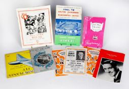 LOCAL INTEREST: Collection of local interest ephemera, including a 1958 Manchester United v Bolton
