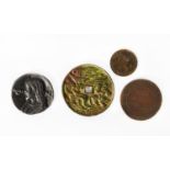 COINS & TOKENS: Chinese 'Secret Money' bronze 'Secret Opera' ancient bronze token, figures to one