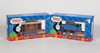 TWO HORNBY OO GAUGE MINT AND BOXED AS NEW THOMAS AND FRIENDS LOCOMOTIVES - Toby the Tram and Thomas,