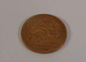 GEORGE V 1914 HALF SOVEREIGN