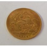 GEORGE V 1914 HALF SOVEREIGN