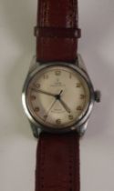 GENT’S TUDOR OYSTER-PRINCE ROTOR SELF-WINDING STAINLESS STEEL WRISTWATCH, CIRCA 1950S, silvered