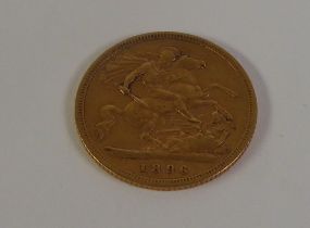 VICTORIA 1896 HALF SOVEREIGN