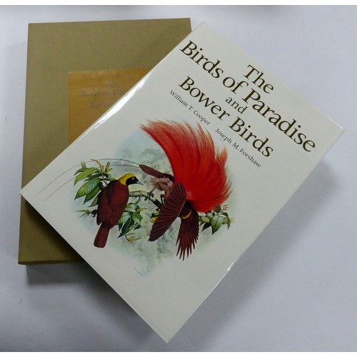 COOPER FORSHAW - The Birds of Paradise & Bower Birds, pub Collins 1977 in slipcase, folio size