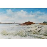 JOHN HAMILTON (1919-1993) ARTIST SIGNED LIMITED EDITION COLOUR PRINT ‘Low Tide at Old Grimsby,
