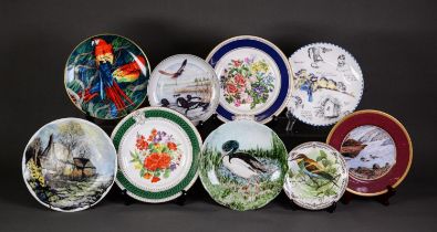 COLLECTION OF CHINA COLLECTORS PLATES AND RACK PLATES, to include: ROYAL WORCESTER ‘THE BIRDS OF