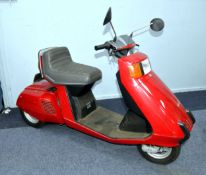 MOTOR SCOOTER: Honda Stream 198 motor scooter in red