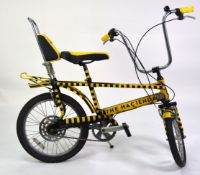 RALEIGH CHOPPER MK III HACIENDA CUSTOM BIKE, in FAC 51 yellow and black striped paintwork by North