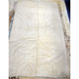 BERBER PLAIN OFF-WHITE CARPET, 10ft 2in x 6ft 4in (310 x 193cm)