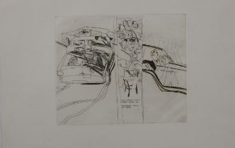 ATRRIBUTED TO T. HODGSON TWO ETCHINGS 'For tonight we'll merry merry be - tomorrow we'll be sober'