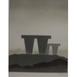 TREVOR GRIMSHAW (1947 -2001) Artists proof signed print 'MONOLITHS'  SIGNED AND "A.P. " in pencil