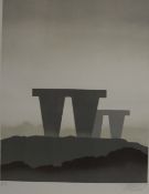 TREVOR GRIMSHAW (1947 -2001) Artists proof signed print 'MONOLITHS'  SIGNED AND "A.P. " in pencil