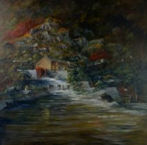 SYDNEY CAULDWELL (TWENTIETH/ TWENTY FIRST CENTTURY) OIL ON CANVAS ‘The Old Mill’ Signed and dated (