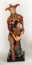 ROYAL DOULTON FIGURE Jester, (style one), HN1702, designed by CJ Noke, issued 1935 - 1949, 10 1/