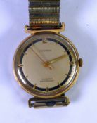 HERMES BUMPER SELF-WIDING GENT'S VINTAGE WRISTWATCH with 17 jewels movement, silvered dial with