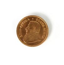 SOUTH AFRICAN 1974 1 TROY OZ FINE GOLD KRUGERRAND COIN, 33.93gms