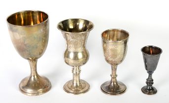 GEORGE V PLAIN SILVER 2TROPHY CUP, of typical form, 5 ¾” (14.6cm) high, Birmingham 1930, together