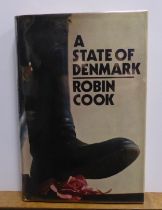 Robin Cook - A State of Denmark, pub Hutchinson, 1970 1st ed, dj clipped but with price 35s net £1.