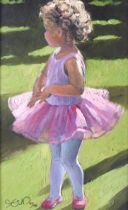 SHEREE VALENTINE DAINES (b.1959) ARTIST SIGNED LIMITED EDITION COLOUR PRINT ‘Pretty in Pink’ (97/