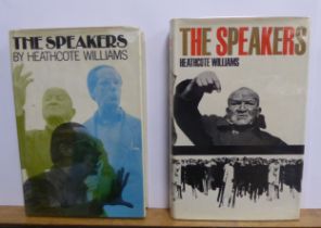 Heathcote Williams - The Speaker, pub Hutchinson, 1964, 1st UK edition, dj priced 25s net. Heathcote