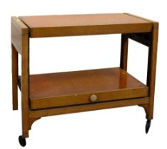 ART DECO METAMORPHIC DINNER TROLLEY in the manner of Epstein, 30 1/2in (77.5cm) wide