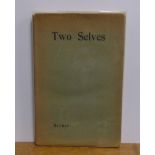 Annie Winifred Ellerman, (Bryher) - Two Selves, pub Contact Publishing Co, (1923), 1st edition. Limp