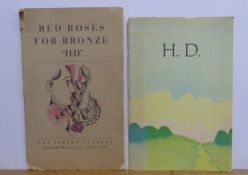 H.D. Hilda Doolittle - Red Roses for Bronze, pub The Poetry Quatros, Random House, New York 1929,