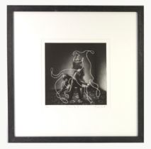 MYCHAEL BARRETT (1961) ARTIST SIGNED LIMITED EDITION ETCHING ‘Picasso’s Dog II’ (22/100) 8 ½” x 8 ½”