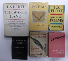 E E Cummings - Collected Poems, pub Harcourt Brace World, 1963, dj priced $5.75. W H Auden-