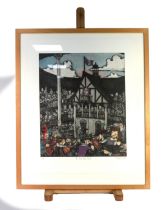 MYCHAEL BARRETT (1961) ARTIST SIGNED LIMITED EDITION ETCHING IN COLOURS ‘The Great Globe Itself’ (