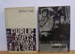 Robin Cook - Bombe Suprise, pub Hutchinson, 1963 1st edition, dj price clipped. Together with