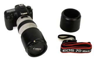 CANON EOS 7D MARK II SLR DIGITAL CAMERA, with Canon TELEPHOTO ZOOM LENS EF 100-400mm 1:4.5 – 5.6,