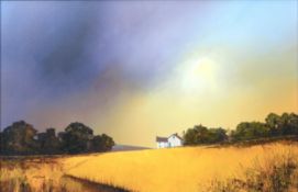 BARRY HILTON (1941) ARTIST SIGNED LIMITED EDITION COLOUR PRINT ‘Sweeping Skies’ (77/195) with