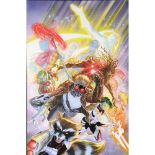 ALEX ROSS (b.1970) FOR MARVEL COMICS ARTIST SIGNED LIMITED EDITION COLOUR PRINT ‘Guardians of the