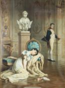 AFTER LASLETT J POTT MEZZOTINT ‘Napoleon’s Farewell to Josephine’ 22” x 16” (55.9cm x 40.6cm),