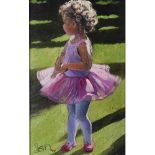 SHEREE VALENTINE DAINES (b.1959) ARTIST SIGNED LIMITED EDITION COLOUR PRINT ‘Pretty in Pink’ (82/