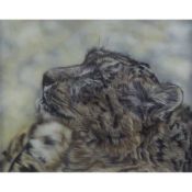 VALERIE SIMMS (MODERN) PASTEL DRAWING ‘A Storm is Coming’ Signed, titled to gallery label verso